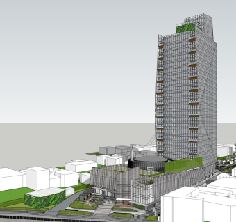 现代高层办公楼